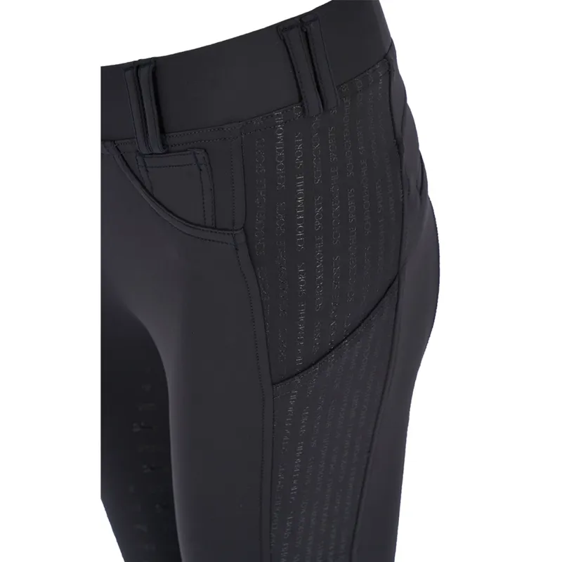 Schockemohle FS Style Sporty Riding Tights - Dark Blue-2